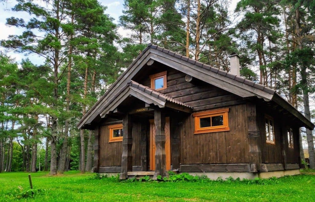 Männi puhkemaja teise korruse magamisala