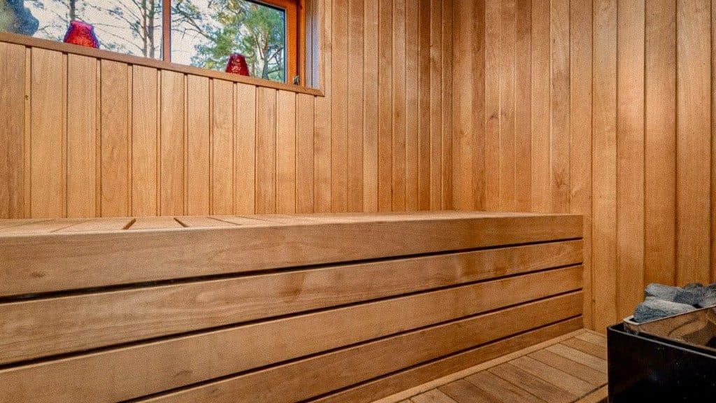 Männi puhkemaja saunaruum